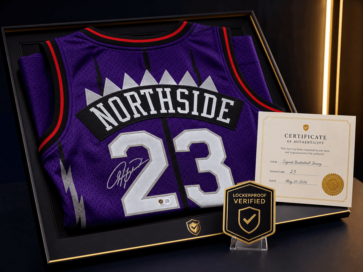 Vince Carter Signed Jersey