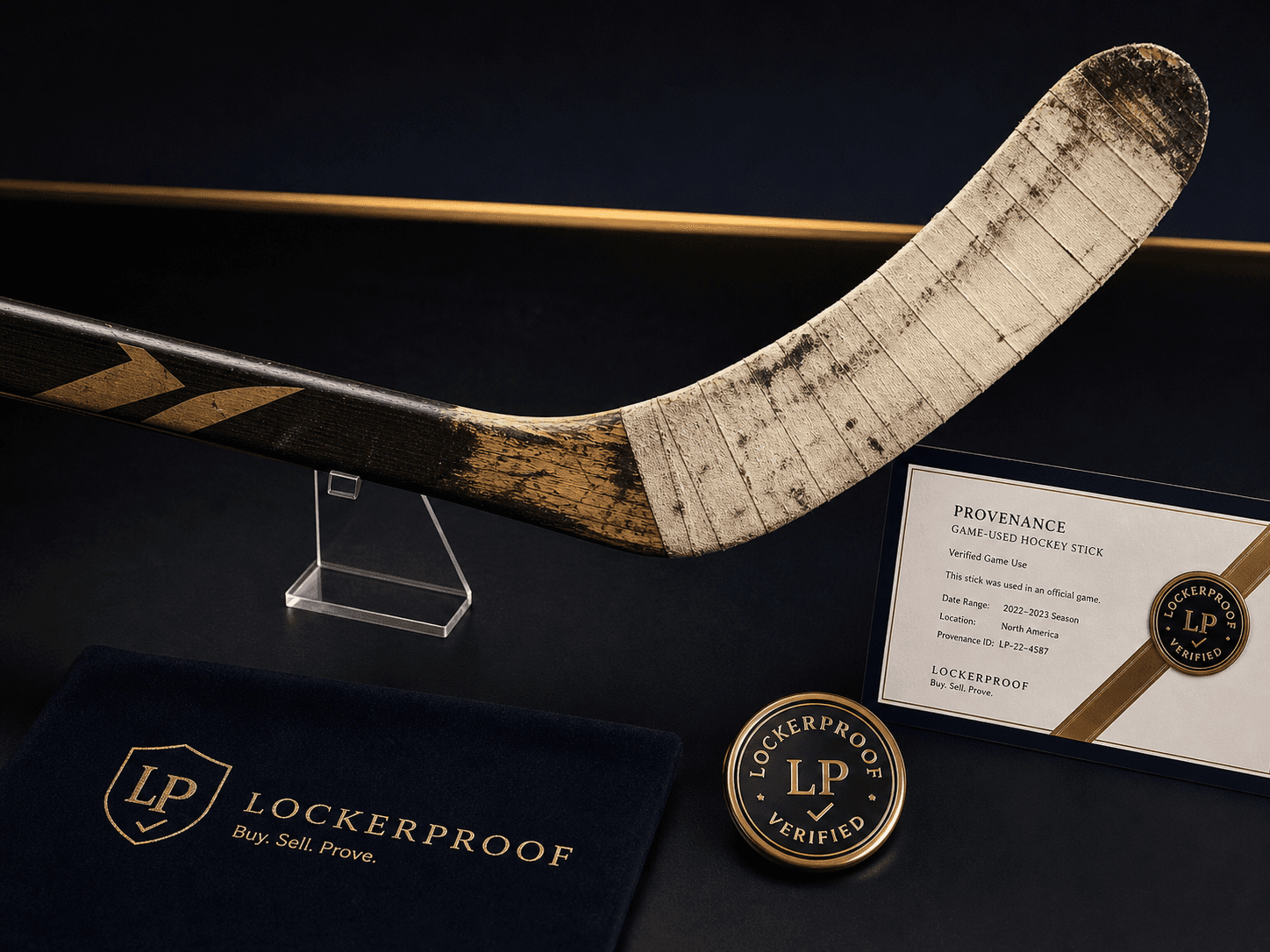 Game-Used Hockey Stick